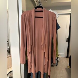 Naked Wardrobe Blush Open Cardigan size L